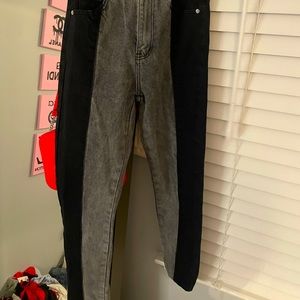 Adika Black & Gray Denim Jean. Size Xs.